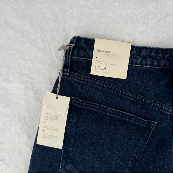 A New Day High Rise‎ Dark Wash Denim Boot Cut Jean HEMMED - Picture 10 of 11